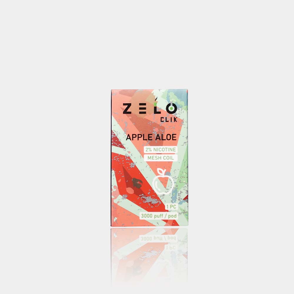 หัวพอต ZELO CLIK ราคาส่ง-หัวพอต-ZELO-Apple Aloe-Vape Haus